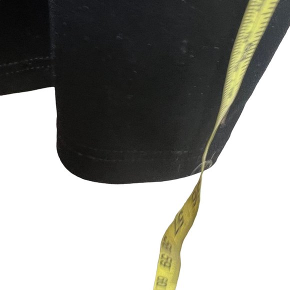 Vintage 90s Black Velvet Long Sleeve V Neck Full Length Dress Large - Picture 6 of 10